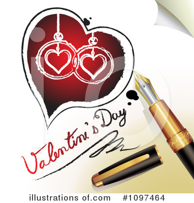 Royalty-Free (RF) Valentines Day Clipart Illustration by merlinul - Stock Sample #1097464