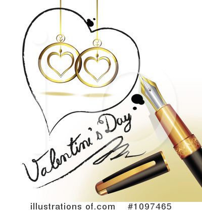 Royalty-Free (RF) Valentines Day Clipart Illustration by merlinul - Stock Sample #1097465