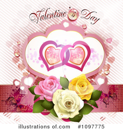 Royalty-Free (RF) Valentines Day Clipart Illustration by merlinul - Stock Sample #1097775