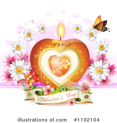 Royalty-Free (RF) Valentines Day Clipart Illustration by merlinul - Stock Sample #1102104