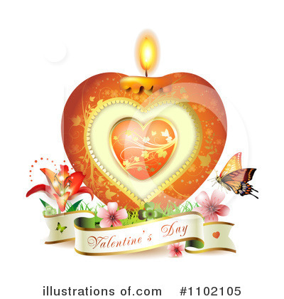 Royalty-Free (RF) Valentines Day Clipart Illustration by merlinul - Stock Sample #1102105