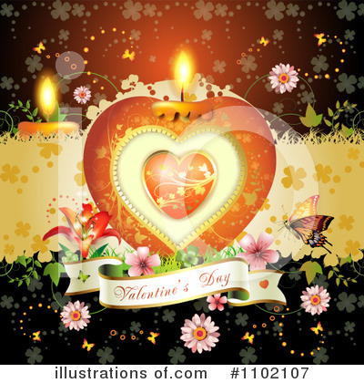 Royalty-Free (RF) Valentines Day Clipart Illustration by merlinul - Stock Sample #1102107