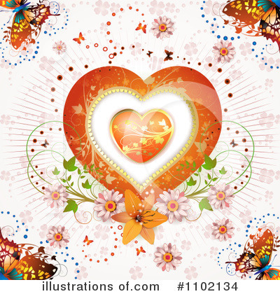 Royalty-Free (RF) Valentines Day Clipart Illustration by merlinul - Stock Sample #1102134