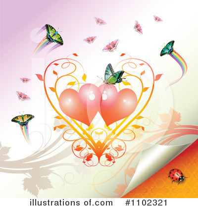 Royalty-Free (RF) Valentines Day Clipart Illustration by merlinul - Stock Sample #1102321