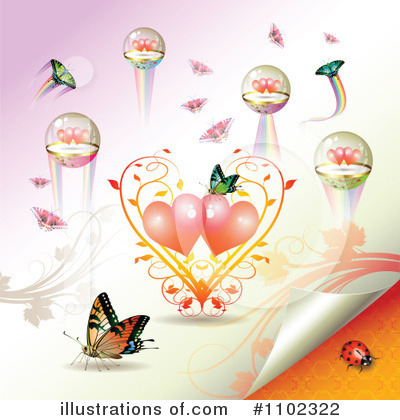 Royalty-Free (RF) Valentines Day Clipart Illustration by merlinul - Stock Sample #1102322