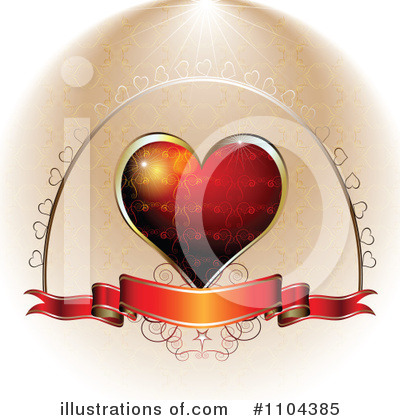 Royalty-Free (RF) Valentines Day Clipart Illustration by merlinul - Stock Sample #1104385