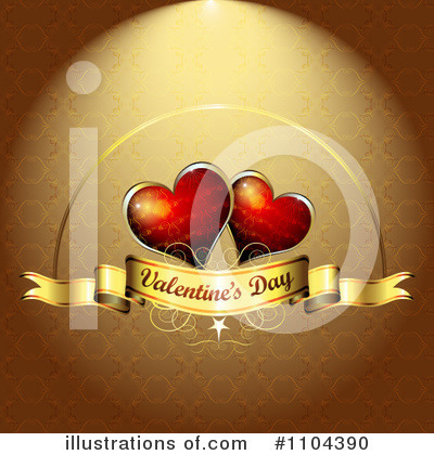 Royalty-Free (RF) Valentines Day Clipart Illustration by merlinul - Stock Sample #1104390