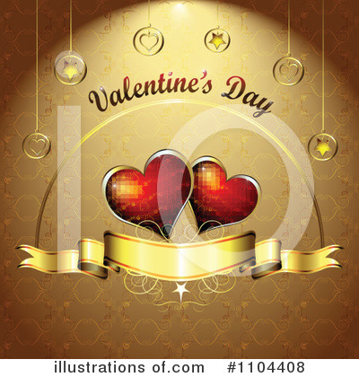 Royalty-Free (RF) Valentines Day Clipart Illustration by merlinul - Stock Sample #1104408