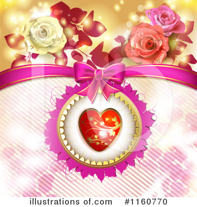 Royalty-Free (RF) Valentines Day Clipart Illustration by merlinul - Stock Sample #1160770
