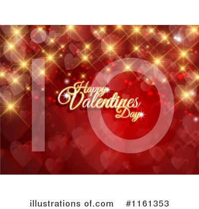 Valentines Day Background Clipart #1161353 by KJ Pargeter