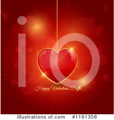 Valentines Day Background Clipart #1161358 by KJ Pargeter