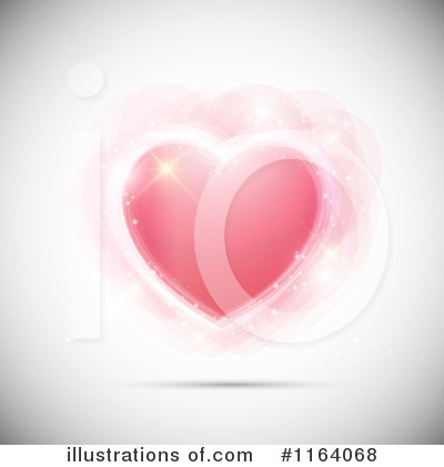 Heart Background Clipart #1164068 by KJ Pargeter