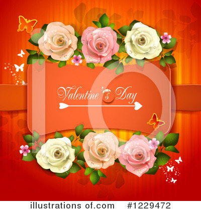 Royalty-Free (RF) Valentines Day Clipart Illustration by merlinul - Stock Sample #1229472