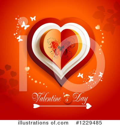 Royalty-Free (RF) Valentines Day Clipart Illustration by merlinul - Stock Sample #1229485