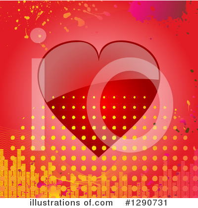 Valentine Background Clipart #1290731 by elaineitalia