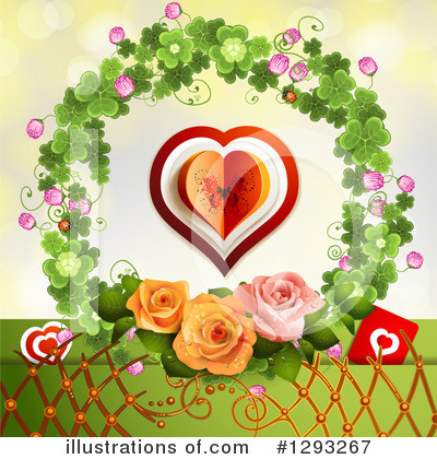 Royalty-Free (RF) Valentines Day Clipart Illustration by merlinul - Stock Sample #1293267