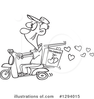 Royalty-Free (RF) Valentines Day Clipart Illustration by toonaday - Stock Sample #1294015