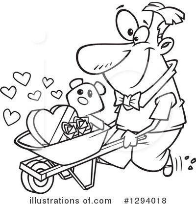 Royalty-Free (RF) Valentines Day Clipart Illustration by toonaday - Stock Sample #1294018