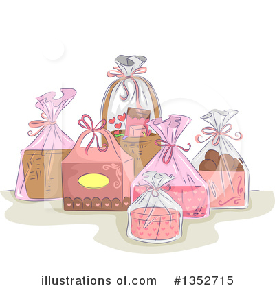 Royalty-Free (RF) Valentines Day Clipart Illustration by BNP Design Studio - Stock Sample #1352715