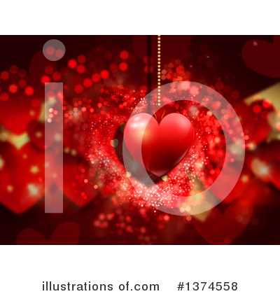 Royalty-Free (RF) Valentines Day Clipart Illustration by KJ Pargeter - Stock Sample #1374558