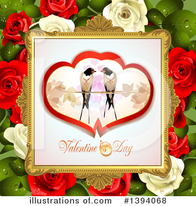Royalty-Free (RF) Valentines Day Clipart Illustration by merlinul - Stock Sample #1394068