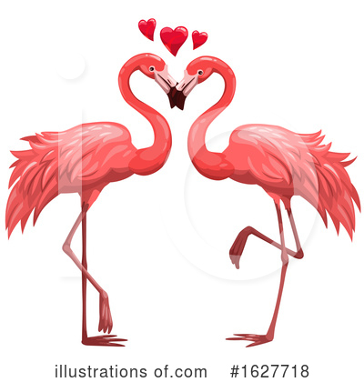 Flamingo Clipart #1627718 by Vector Tradition SM
