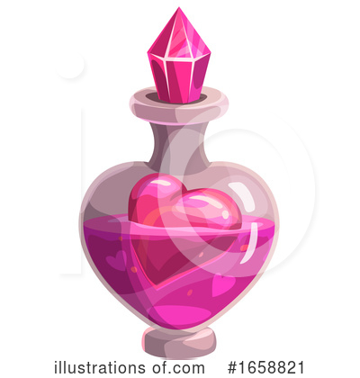 Love Potion Clipart #1658821 by Vector Tradition SM