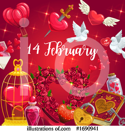 Royalty-Free (RF) Valentines Day Clipart Illustration by Vector Tradition SM - Stock Sample #1690941