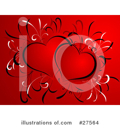 Royalty-Free (RF) Valentines Day Clipart Illustration by KJ Pargeter - Stock Sample #27564