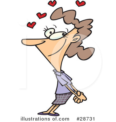 Royalty-Free (RF) Valentines Day Clipart Illustration by toonaday - Stock Sample #28731