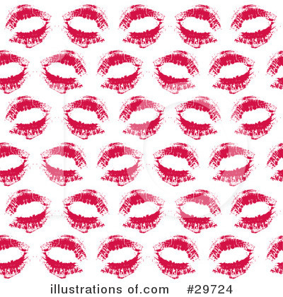 Lipstick Kiss Clipart #29724 by KJ Pargeter