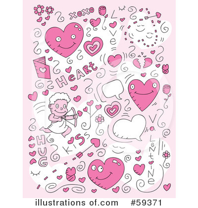 Royalty-Free (RF) Valentines Day Clipart Illustration by Cory Thoman - Stock Sample #59371