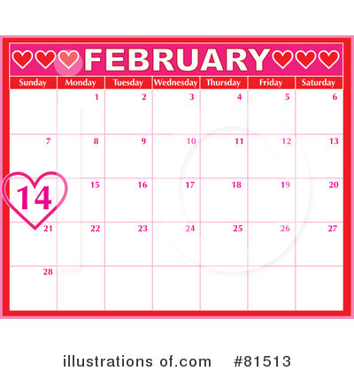 Royalty-Free (RF) Valentines Day Clipart Illustration by Maria Bell - Stock Sample #81513