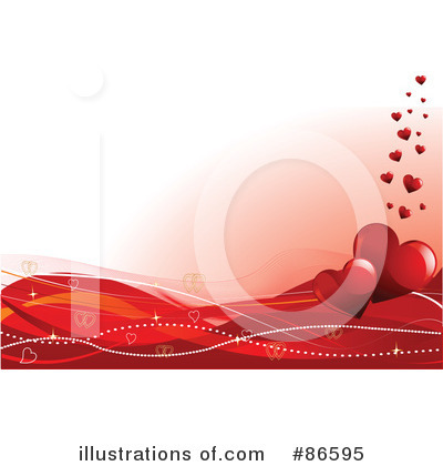 Royalty-Free (RF) Valentines Day Clipart Illustration by Pushkin - Stock Sample #86595