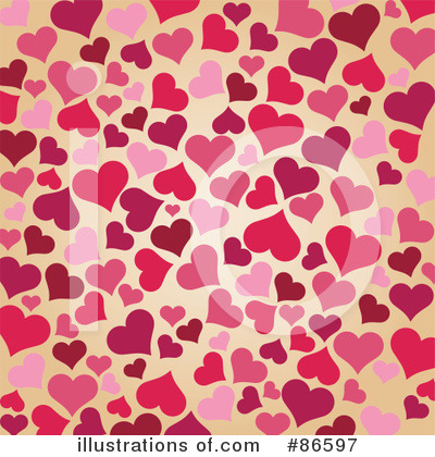 Royalty-Free (RF) Valentines Day Clipart Illustration by Pushkin - Stock Sample #86597