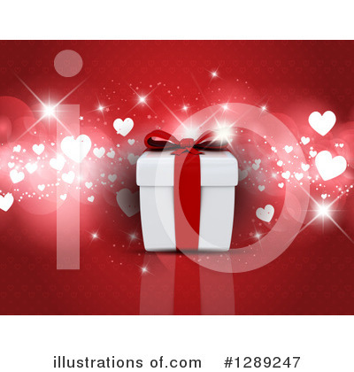 Royalty-Free (RF) Valentines Day Gift Clipart Illustration by KJ Pargeter - Stock Sample #1289247