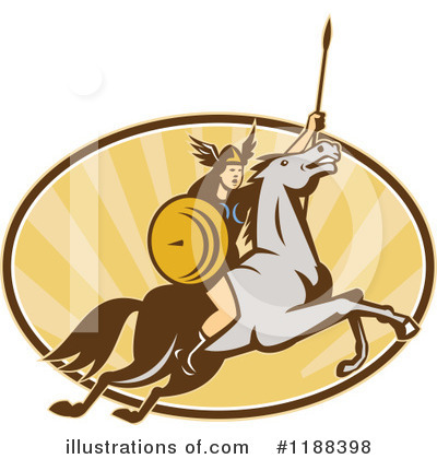 Royalty-Free (RF) Valkyrie Clipart Illustration by patrimonio - Stock Sample #1188398