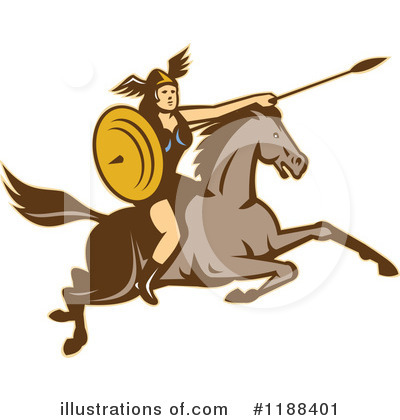 Royalty-Free (RF) Valkyrie Clipart Illustration by patrimonio - Stock Sample #1188401