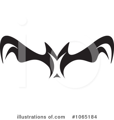 Flying Bats Clipart #1065184 by Arena Creative
