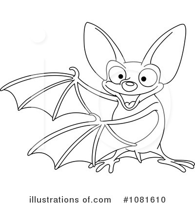 Royalty-Free (RF) Vampire Bat Clipart Illustration by yayayoyo - Stock Sample #1081610