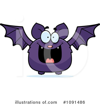 Royalty-Free (RF) Vampire Bat Clipart Illustration by Cory Thoman - Stock Sample #1091486