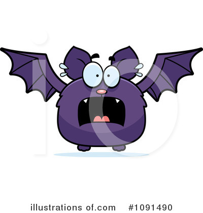 Royalty-Free (RF) Vampire Bat Clipart Illustration by Cory Thoman - Stock Sample #1091490