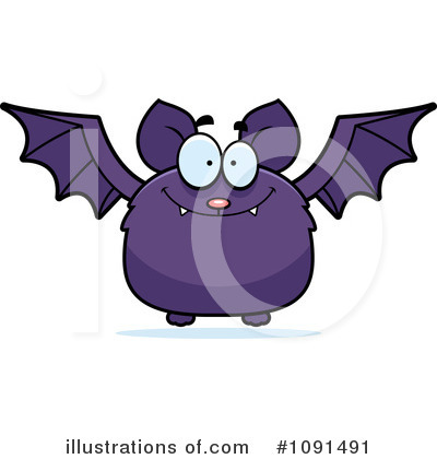 Royalty-Free (RF) Vampire Bat Clipart Illustration by Cory Thoman - Stock Sample #1091491