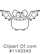 Vampire Bat Clipart #1143343 by Cory Thoman