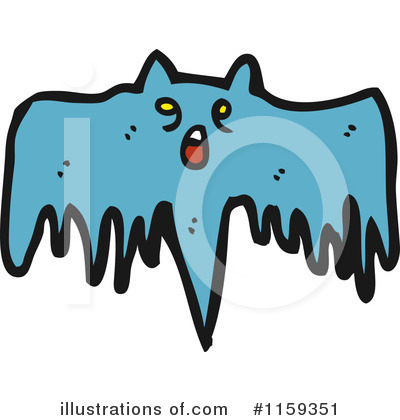 Royalty-Free (RF) Vampire Bat Clipart Illustration by lineartestpilot - Stock Sample #1159351