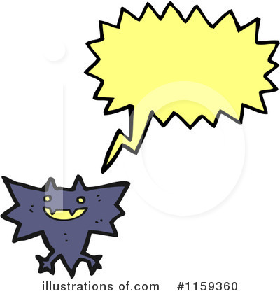 Royalty-Free (RF) Vampire Bat Clipart Illustration by lineartestpilot - Stock Sample #1159360