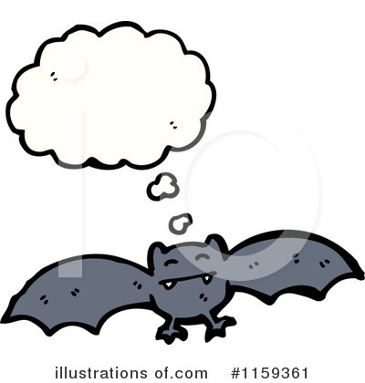 Royalty-Free (RF) Vampire Bat Clipart Illustration by lineartestpilot - Stock Sample #1159361