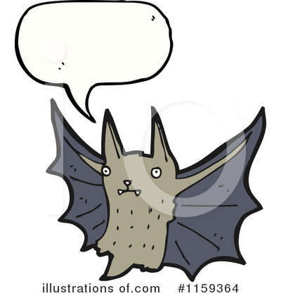 Royalty-Free (RF) Vampire Bat Clipart Illustration by lineartestpilot - Stock Sample #1159364