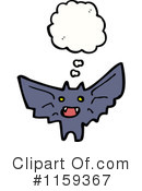 Vampire Bat Clipart #1159367 by lineartestpilot