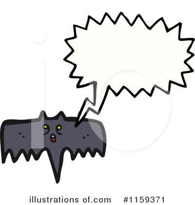 Royalty-Free (RF) Vampire Bat Clipart Illustration by lineartestpilot - Stock Sample #1159371